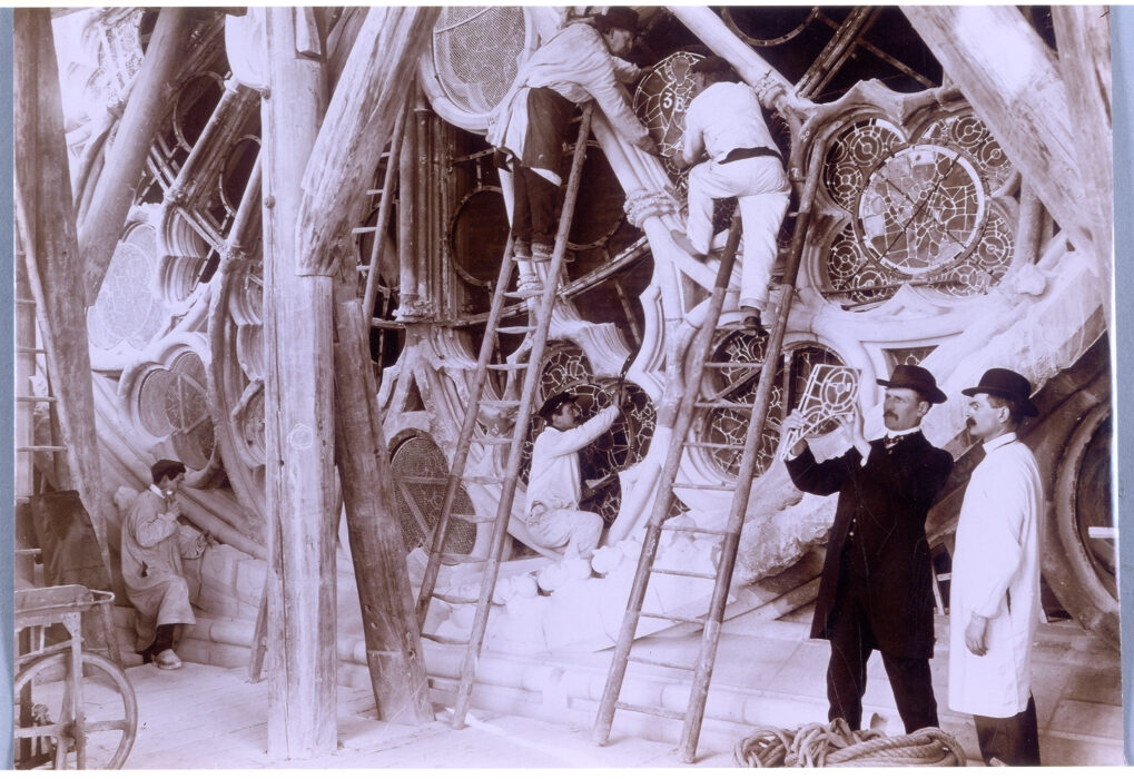 Sauvetage des vitraux, Bibliothèques de Reims © Bm Reims, Deneux R 48