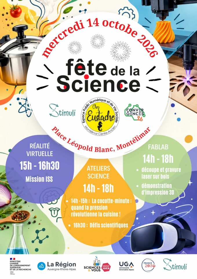 Affiche Fête de le Science 2026 Eustache